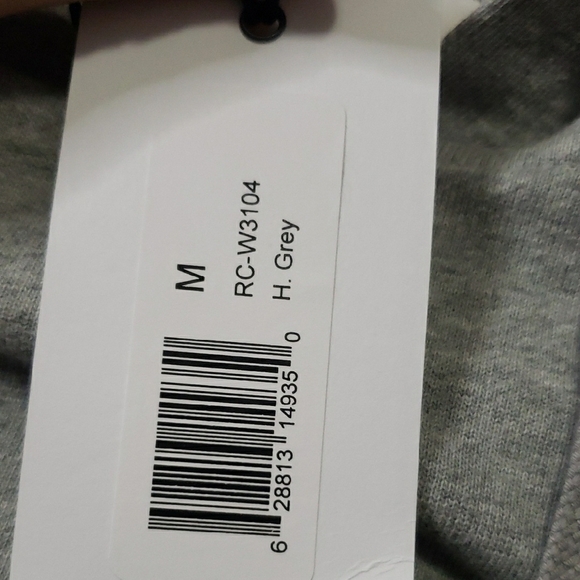 Reigning Champ Leightweight Terry Cloth Cut Off Hoodie Gray Medium NWT - Picture 6 of 8